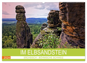 Im Elbsandstein - Sächsisch-böhmische Schweiz (Wandkalender 2024 DIN A2 quer), CALVENDO Monatskalender