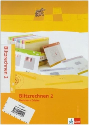 Blitzrechnen 2 - Basiskurs Zahlen. Karteikarten. Klett Ernst /Schulbuch, 2006.