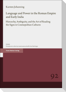 Language and Power in the Roman Empire and Early India