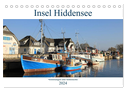 Insel Hiddensee - Stimmungen und Sehnsüchte (Tischkalender 2024 DIN A5 quer), CALVENDO Monatskalender