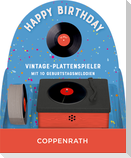 Vintage-Plattenspieler - Happy Birthday