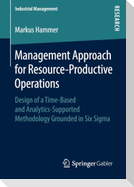 Management Approach for Resource-Productive Operations