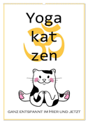 Yogakatzen - ganz entspannt im Hier und Jetzt (Wandkalender 2024 DIN A2 hoch), CALVENDO Monatskalender