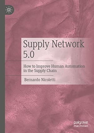 Nicoletti, Bernardo. Supply Network 5.0 - How to Improve Human Automation in the Supply Chain. Springer International Publishing, 2023.