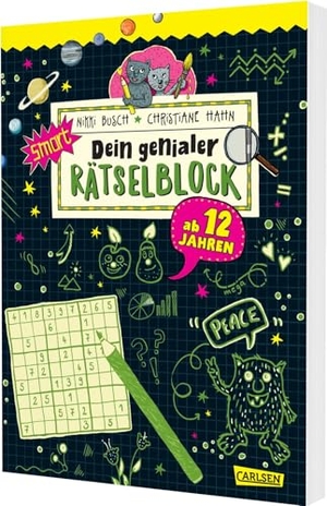 Busch, Nikki. Dein genialer Rätselblock - Ab 12 Jahren | Mehr als 200 Rätsel, Wissensaufgaben und Kritzelspaß für Jungen und Mädchen. Carlsen Verlag GmbH, 2026.