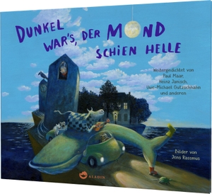 Gutzschhahn, Uwe-Michael (Hrsg.). Dunkel war's, der Mond schien helle - Das berühmte Kindergedicht weitergedichtet. Aladin Verlag, 2023.