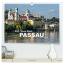 Drei Flüsse Stadt Passau (hochwertiger Premium Wandkalender 2024 DIN A2 quer), Kunstdruck in Hochglanz