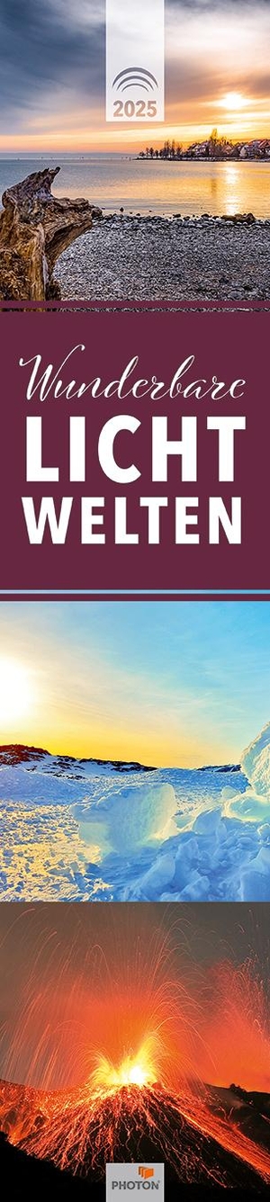 Photon Verlag (Hrsg.). LICHTWELTEN Streifenkalender 2025. Photon, Verlag, 2024.
