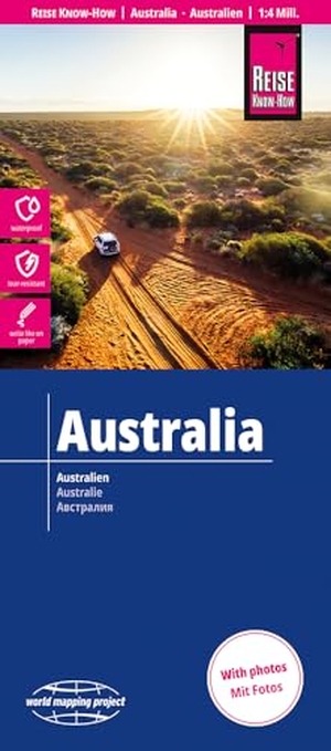 Reise Know-How Landkarte Australien | Australia (1:4.000.000) - reiß- und wasserfest (world mapping project). Reise Know-How Rump GmbH, 2026.