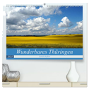 Wunderbares Thüringen - Landschaften (hochwertiger Premium Wandkalender 2025 DIN A2 quer), Kunstdruck in Hochglanz