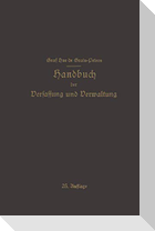 Handbuch der Verfassung und Verwaltung in Preußen und dem Deutschen Reiche