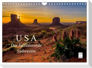 USA Der faszinierende Südwesten (Wandkalender 2025 DIN A4 quer), CALVENDO Monatskalender