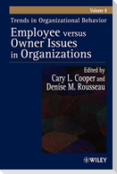 Employee Versus Owner Issues