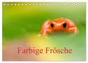 Farbige Frösche (Tischkalender 2025 DIN A5 quer), CALVENDO Monatskalender
