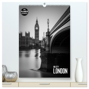 Meutzner, Dirk. Big City London (hochwertiger Premium Wandkalender 2024 DIN A2 hoch), Kunstdruck in Hochglanz - Es erwarten Sie zwölf klassische London Ansichten in Schwarz-Weiß. Calvendo, 2023.
