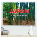 Japan - Land der Vielfalt (hochwertiger Premium Wandkalender 2025 DIN A2 quer), Kunstdruck in Hochglanz