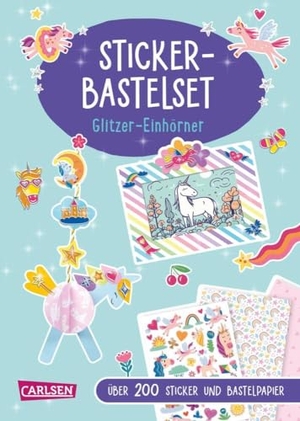 Poitier, Anton. Bastelset für Kinder: Sticker-Bastelset: Glitzer-Einhörner - Über 200 Sticker und Bastelpapier | Bastelbuch für Einhorn-Fans ab 5 Jahren mit Vorlagen und Schritt-für-Schritt-Anleitungen. Carlsen Verlag GmbH, 2024.