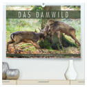 Emotionale Momente: Das Damwild. (hochwertiger Premium Wandkalender 2025 DIN A2 quer), Kunstdruck in Hochglanz