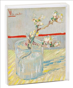 Gogh, Vincent Van. Vincent Van Gogh Notecard Set - Sprig of Flowering Almond in a Glass, Arles, 1888. Te Neues Publishing Company, 2018.