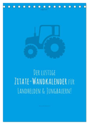 vollgeherzt: landgötter - Der lustige Zitate-Wandkalender für Landhelden und Jungbauern! (Tischkalender 2024 DIN A5 hoch), CALVENDO Monatskalender