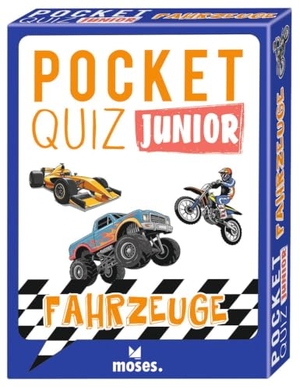 Berger M. A., Nicola. Pocket Quiz junior Fahrzeuge. moses. Verlag GmbH, 2026.