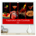 Faszination rote Cocktails (hochwertiger Premium Wandkalender 2024 DIN A2 quer), Kunstdruck in Hochglanz