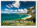 Caribbean beaches and the shades of blue (Wall Calendar 2025 DIN A4 landscape), CALVENDO 12 Month Wall Calendar