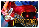 Bassgitarren in Szene gesetzt (Wandkalender 2025 DIN A3 quer), CALVENDO Monatskalender