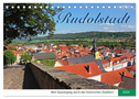 Rudolstadt - Mein Spaziergang durch den historischen Stadtkern (Tischkalender 2024 DIN A5 quer), CALVENDO Monatskalender