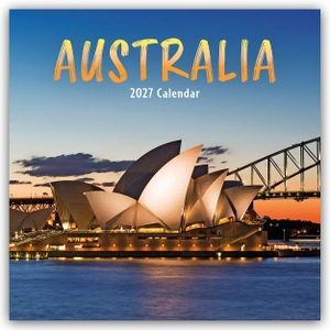 Carousel Calendar. Australia - Australien 2027 - Wand-Kalender - Original Carousel-Kalender [Mehrsprachig] [Kalender]. Browntrout Verlags GmbH, 2026.