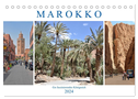 MAROKKO, ein faszinierendes Königreich (Tischkalender 2024 DIN A5 quer), CALVENDO Monatskalender