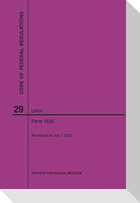 Code of Federal Regulations Title 29, Labor, Parts 1926, 2020