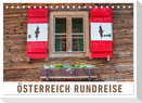 Österreich Rundreise (Tischkalender 2025 DIN A5 quer), CALVENDO Monatskalender