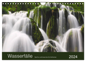 WASSERFÄLLE - Sanfte und tosende Schönheiten (Wandkalender 2024 DIN A4 quer), CALVENDO Monatskalender