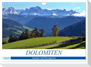 Dolomiten - Latemar und Rosengarten (Wandkalender 2025 DIN A4 quer), CALVENDO Monatskalender