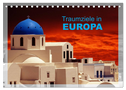 Traumziele in Europa (Tischkalender 2024 DIN A5 quer), CALVENDO Monatskalender