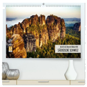 Bilder aus dem Nationalpark Sächsische Schweiz (hochwertiger Premium Wandkalender 2025 DIN A2 quer), Kunstdruck in Hochglanz