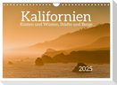 Kalifornien - Küsten und Wüsten, Städte und Berge (Wandkalender 2025 DIN A4 quer), CALVENDO Monatskalender