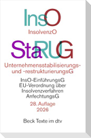 Insolvenzordnung / Unternehmensstabilisierungs- und -restrukturierungsgesetz. InsO / StaRUG