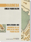 Marineda en las novelas de Emilia Pardo Bazán : mapa literario Marineda, 1890