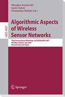 Algorithmic Aspects of Wireless Sensor Networks