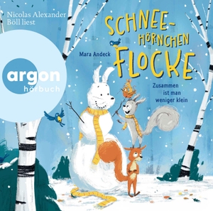 Andeck, Mara. Schneehörnchen Flocke - Zusammen ist man weniger klein - Eine warmherzige Wintergeschichte für die ganze Familie und Kinder ab 5 Jahren. Argon Sauerländer Audio, 2026.