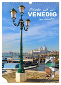 Erlebe mit mir Venedig im Winter (Wandkalender 2024 DIN A3 hoch), CALVENDO Monatskalender