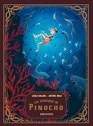 Collodi, Carlo / Benjamin Lacombe. Las aventuras de Pinocho. Editorial Luis Vives (Edelvives), 2018.