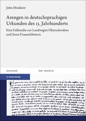 Hinderer, John. Arengen in deutschsprachigen Urkunden des 13. Jahrhunderts - Eine Fallstudie zur Landvogtei Oberschwaben und ihren Frauenklöstern. Hirzel S. Verlag, 2026.