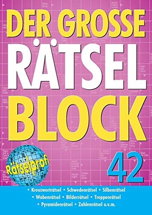 Der große Rätselblock 42. Naumann & Göbel Verlagsg., 2015.
