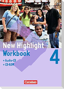 New Highlight 4: 8. Schuljahr. Workbook mit CD-ROM und Text-CD