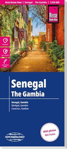 Reise Know-How Landkarte Senegal, Gambia (1:550.000)