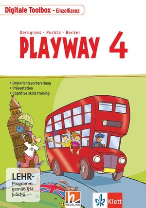 Playway 4. Ab Klasse 3 - Digitale Toolbox - Einzellizenz Klasse 4. Klett Ernst /Schulbuch, 2024.