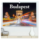 Budapest - Eine Reise in die Hauptstadt von Ungarn. (hochwertiger Premium Wandkalender 2025 DIN A2 quer), Kunstdruck in Hochglanz